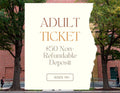 ADULT TICKET- Bible Museum Trip Non-Refundable Deposit- (ADULT TICKETS)